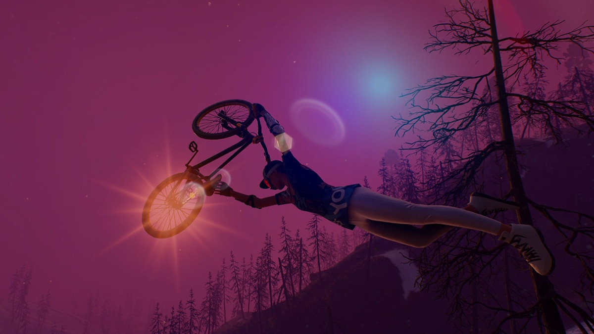 A screenshot from the Riders Republic event A screenshot from the Riders Republic event