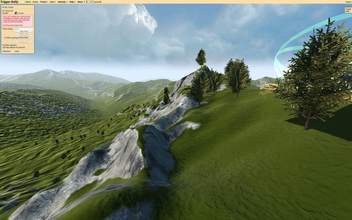 Screenshot of Trigger Rally terrain