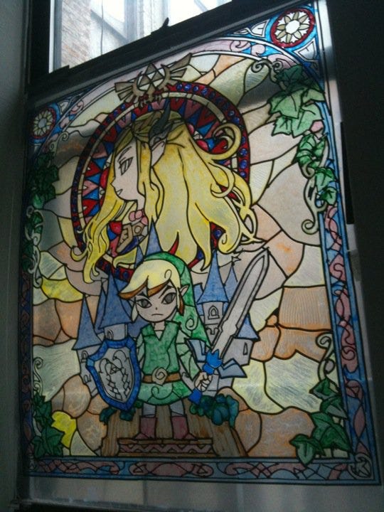 Zelda Stained Glass Window