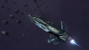 A spaceship from X4's new Hyperion DLC pack. A spaceship from X4's new Hyperion DLC pack.