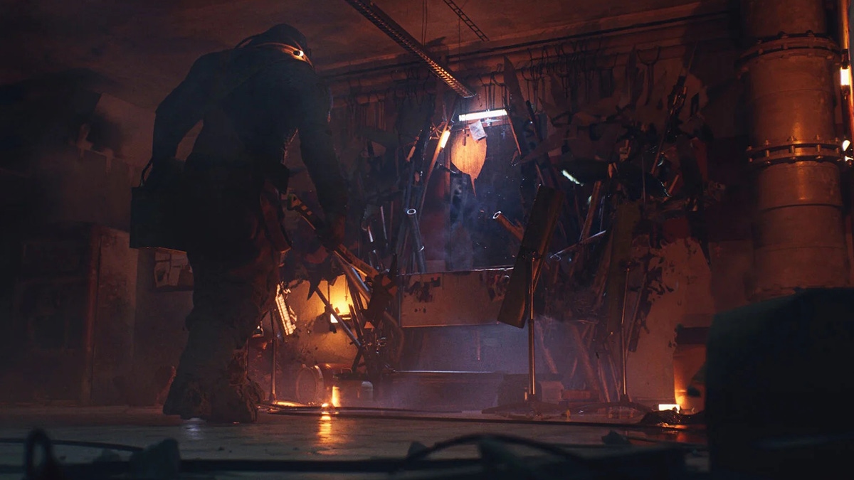 A man enveloped in shadow moves with sinister intent A man enveloped in shadow moves with sinister intent