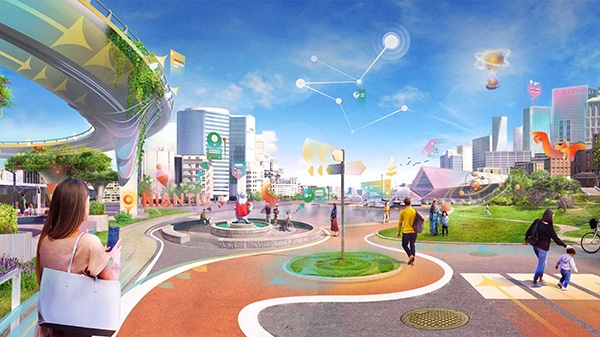 Niantic Lightship增强现实技术示意图