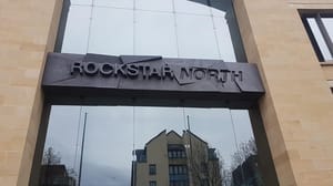 A photograph of the Rockstar North office in Scotland, UK A photograph of the Rockstar North office in Scotland, UK