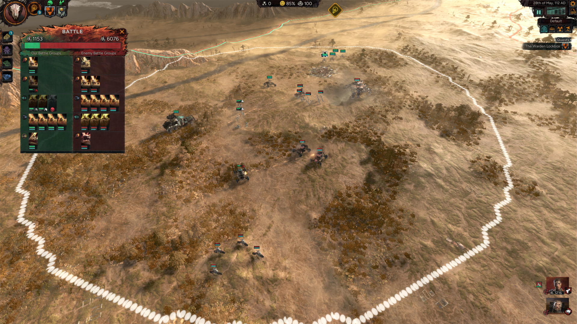 afterworld screenshot showing combat on the wasteland