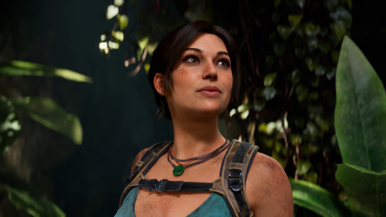 Lara Croft smiles in Tomb Raider Legacy of Atlantis Lara Croft smiles in Tomb Raider Legacy of Atlantis