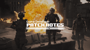 The Patch Notes logo overlaid on an Off The Grid screenshot featuring three gun-toting characters flanked by an explosion The Patch Notes logo overlaid on an Off The Grid screenshot featuring three gun-toting characters flanked by an explosion