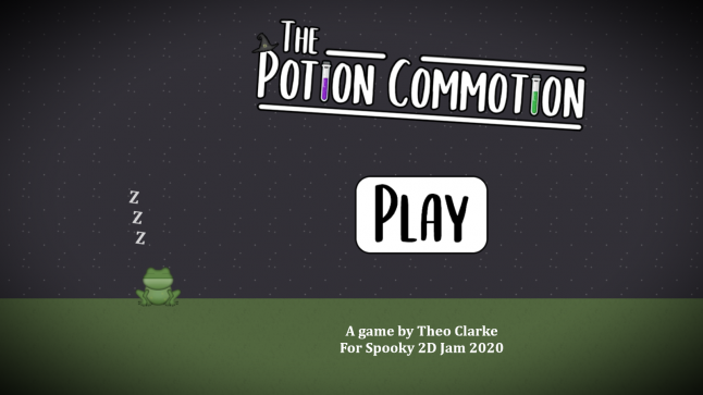 The Potion Commotion, created in Construct in 48 hours for Spooky 2D Jam 2020 in October