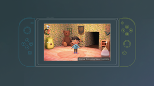 An image of Animal Crossing being played on a Switch from the Yuzu website