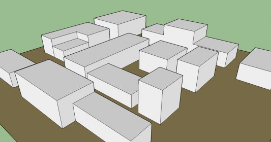 Block Design Line Block design in level design