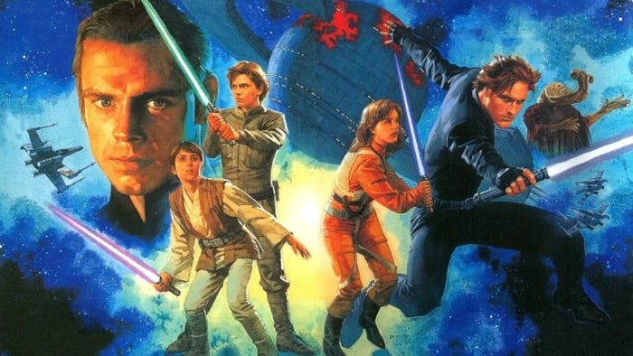 Art promoting the Star Wars book series: Art promoting the Star Wars book series: