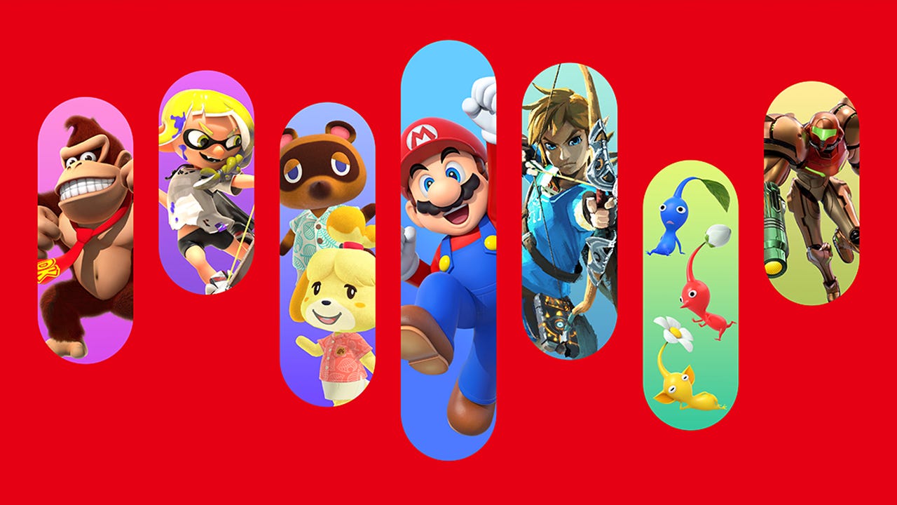 任天堂最新游戏和应用宣传图