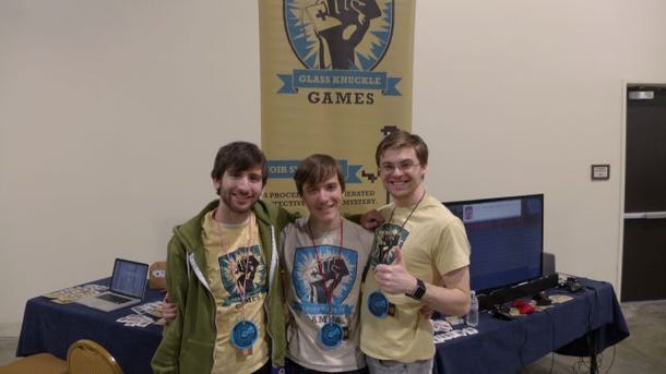 Brett, Dave, and James at MAGFest (2015)