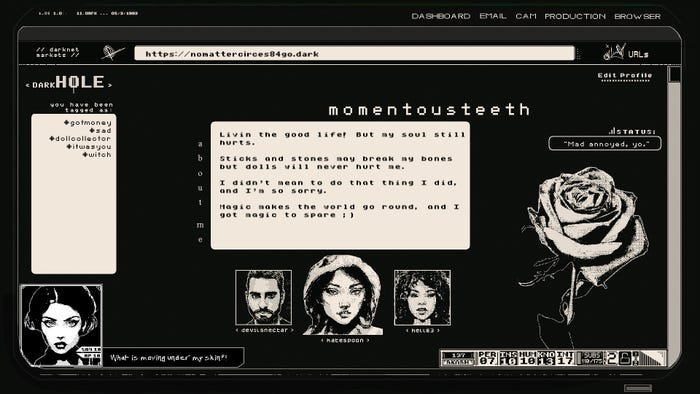 A screenshot of darkwebstreamer.