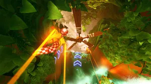 A screenshot from Freefall Racers A screenshot from Freefall Racers