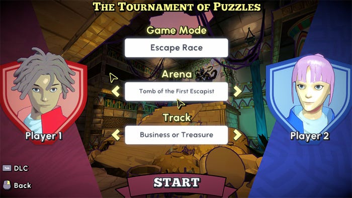 A screenshot from Escape Academy's Tournament of Puzzles mode.