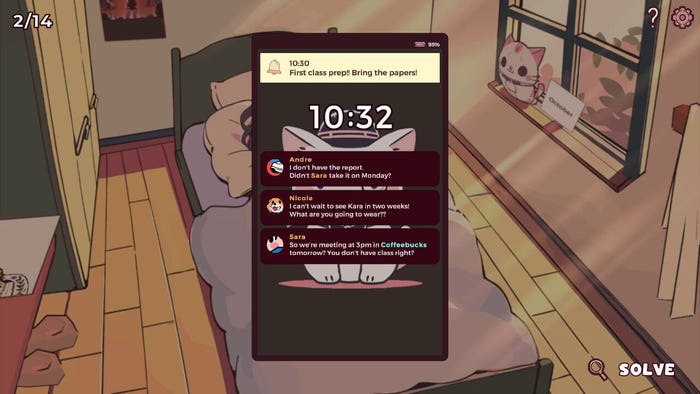 A screenshot from Little Problems: Cozy Detective Game. A screenshot from Little Problems: Cozy Detective Game.