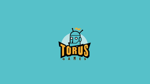 The Torus Games logo on a blue background