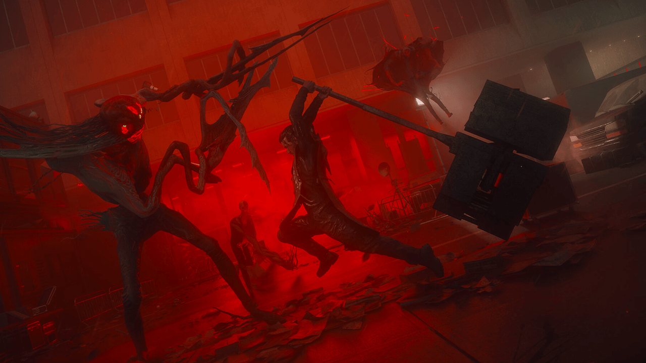 Key artwork for Control Resonant showing Dylan Faden in combat with a melee weapon Key artwork for Control Resonant showing Dylan Faden in combat with a melee weapon