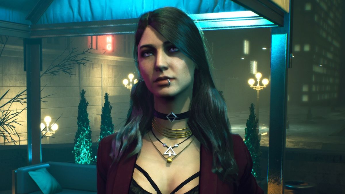 A vampire NPC from Paradox Interactive's Vampire the Masquerade--Bloodlines 2. A vampire NPC from Paradox Interactive's Vampire the Masquerade--Bloodlines 2.