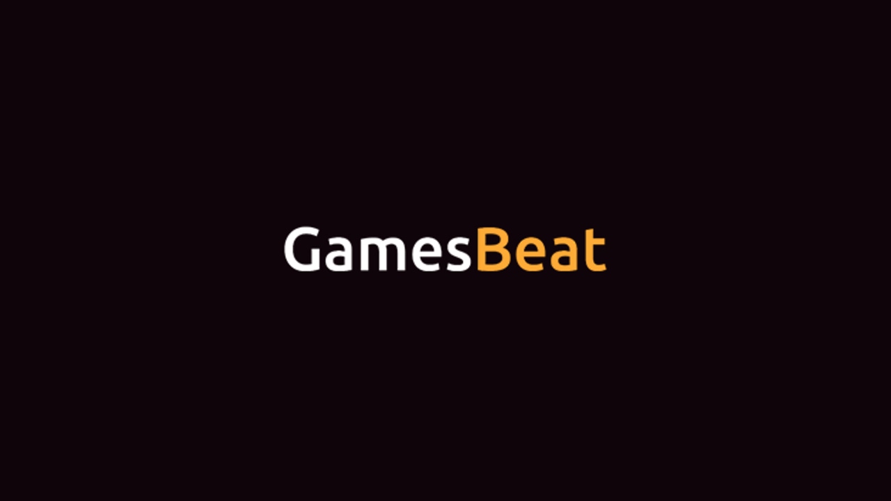 The GamesBeat logo in white and orange on a black background The GamesBeat logo in white and orange on a black background