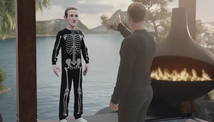 Mark Zuckerberg reaches for his own digital avatar