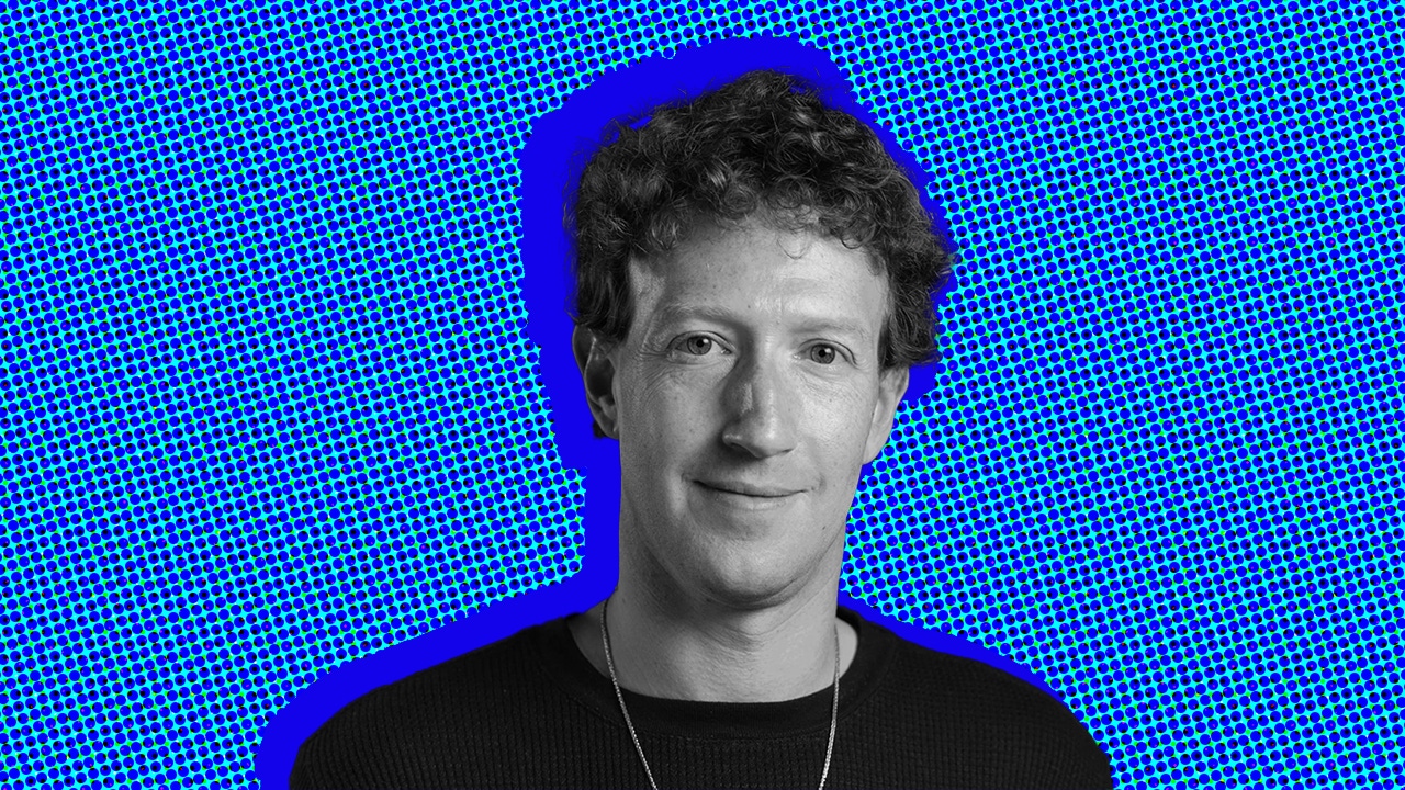 A headshot of Meta CEO Mark Zuckerberg overlaid on a stylised background A headshot of Meta CEO Mark Zuckerberg overlaid on a stylised background