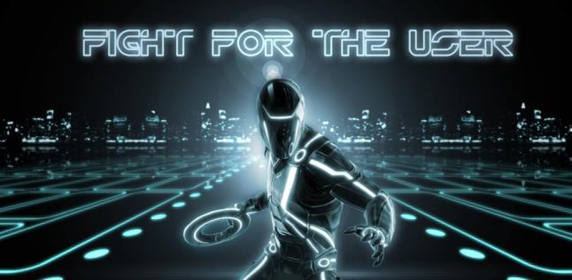 Rinzler from Tron - fight for the user