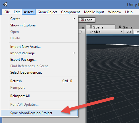 Sync MonoDevelop Project Unity Sync MonoDevelop Project Unity