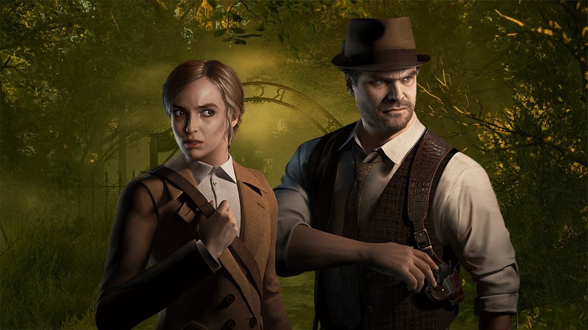 Jodie Comer and David Harbour in the 2024 game Alone in the Dark.