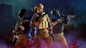 The key art of Ghosts of Tabor showing three operatives posing The key art of Ghosts of Tabor showing three operatives posing