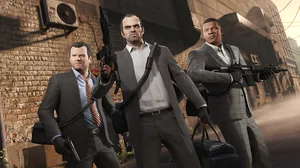 Grand Theft Auto V's three protagonists Grand Theft Auto V's three protagonists
