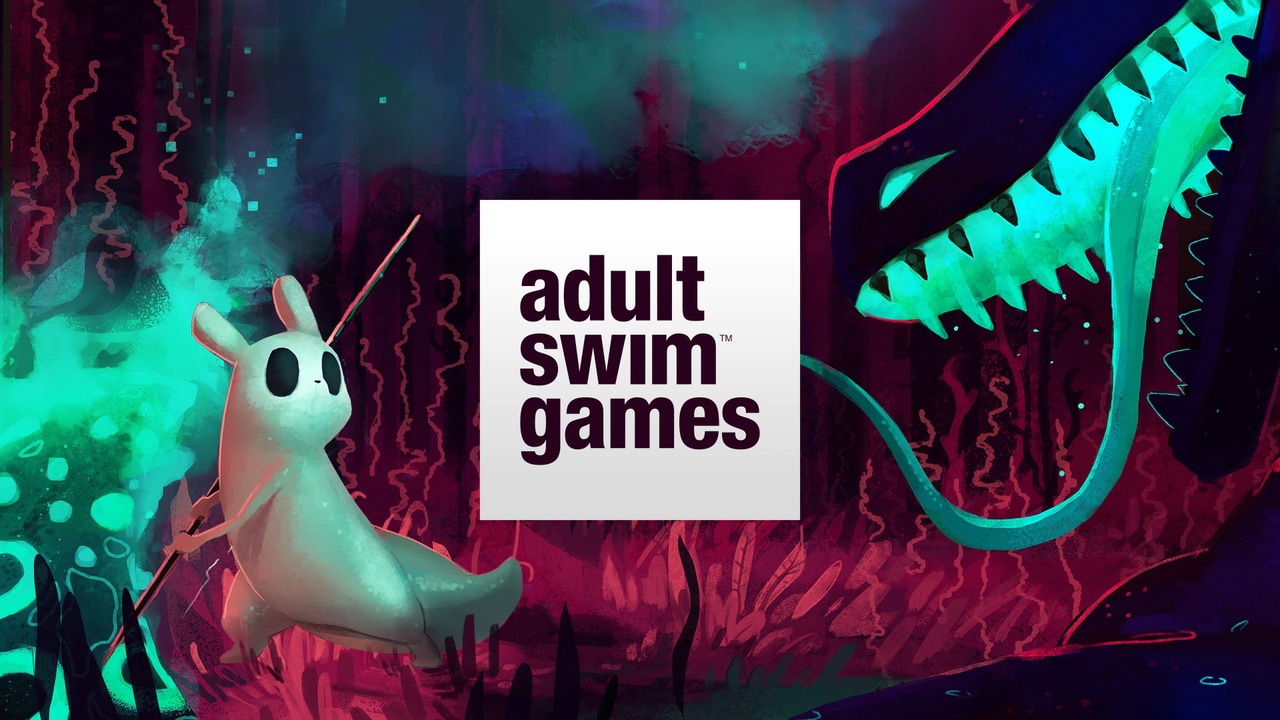 Logo for Adult Swim Games. Logo for Adult Swim Games.