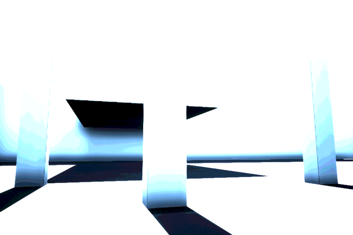 A blurry image of in-game geometry. A blurry image of in-game geometry.