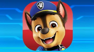 The icon for Paw Patrol: The Game against a blue background. The icon for Paw Patrol: The Game against a blue background.