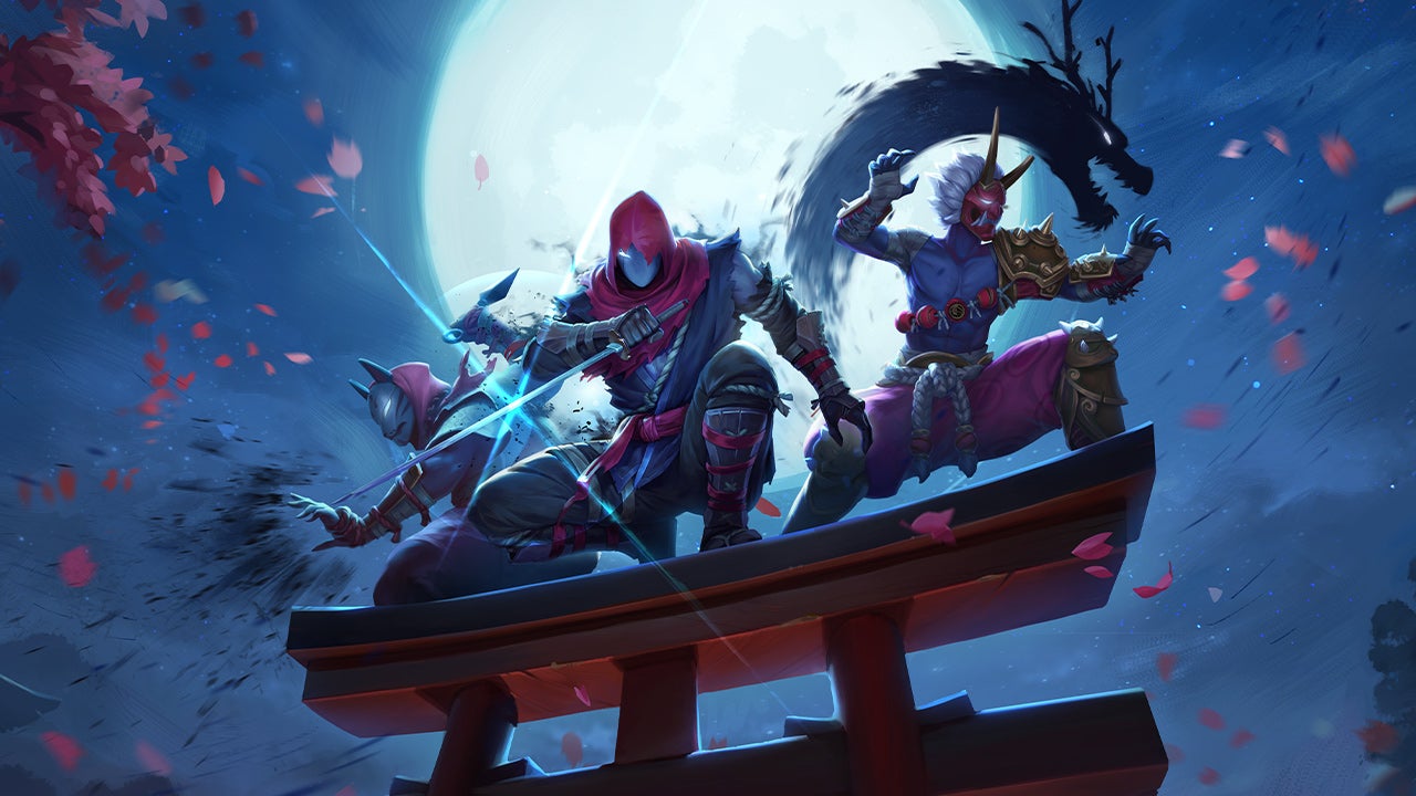 Cover art for Lince Works' Aragami 2, showing three ninjas using their abilities. Cover art for Lince Works' Aragami 2, showing three ninjas using their abilities.