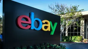 The eBay logo on signage outside a company office The eBay logo on signage outside a company office