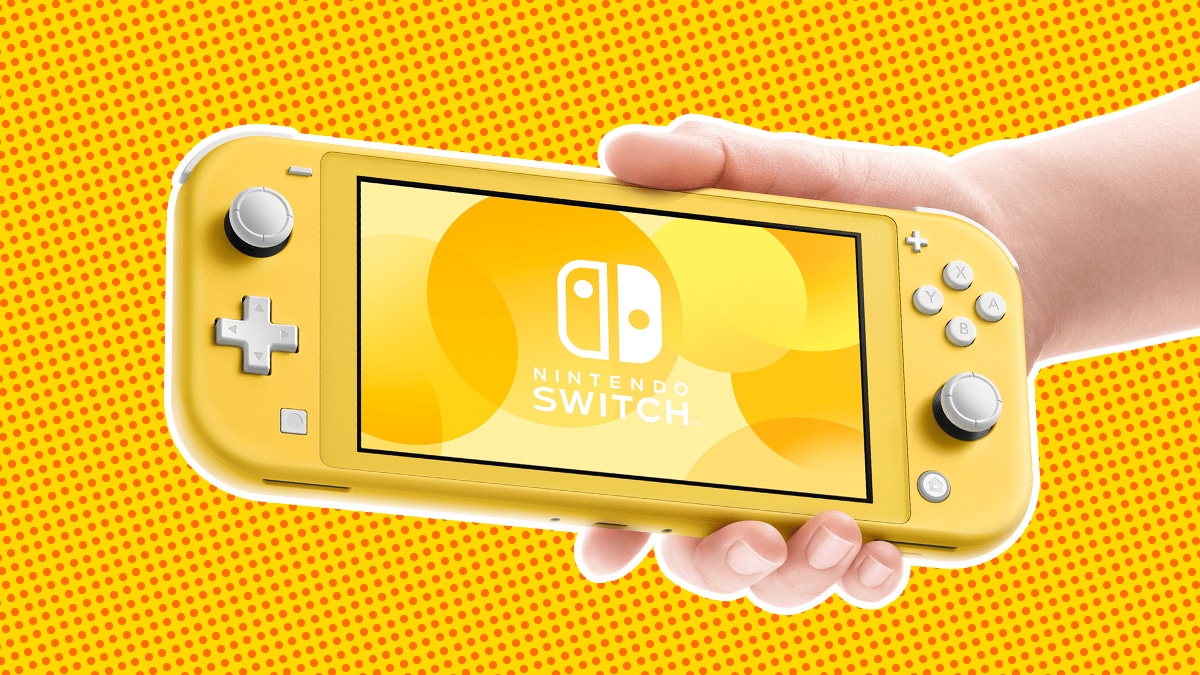 A switch Console in bright gold A switch Console in bright gold