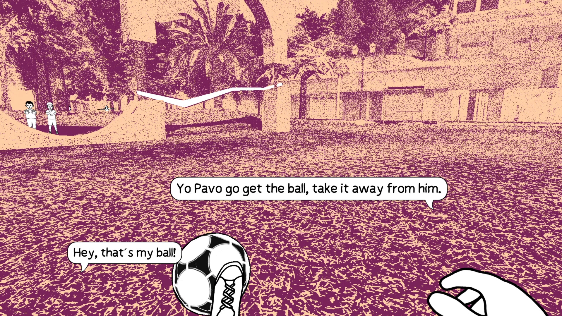 get the ball text in-game