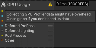 Unity GPU Usage profiler