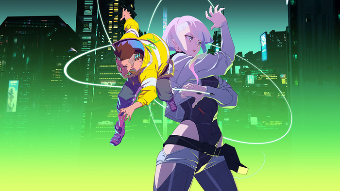 Promotional art for Cyberpunk: Edgerunners