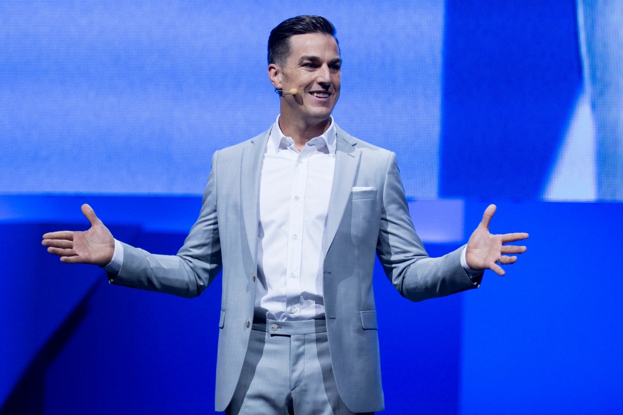 Electronic Arts CEO Andrew Wilson at E3 2015. Electronic Arts CEO Andrew Wilson at E3 2015.