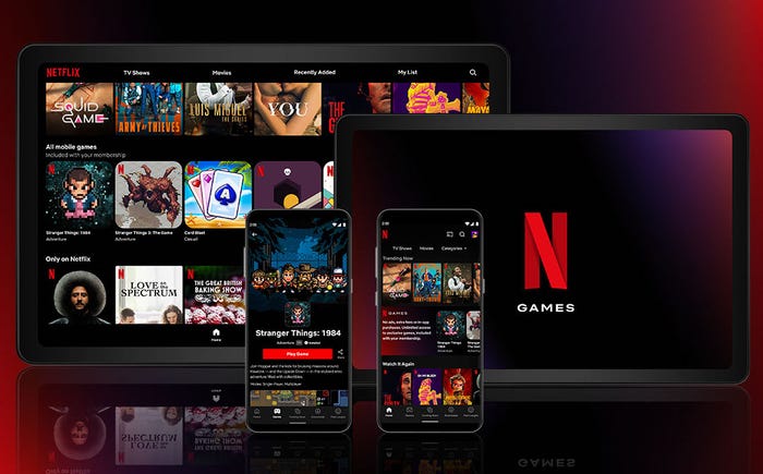 Netflix游戏内容体验图
