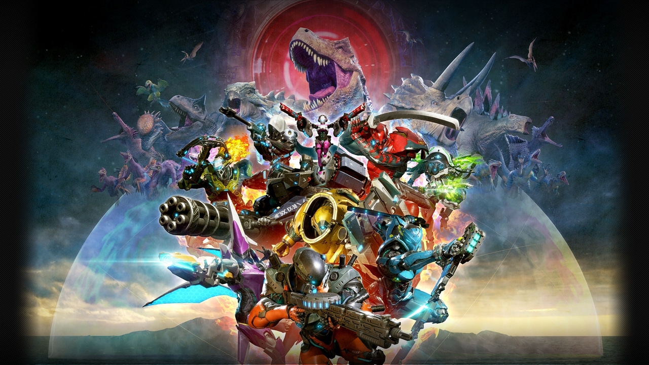 Key art for Capcom's 2023 game Exoprimal. Key art for Capcom's 2023 game Exoprimal.
