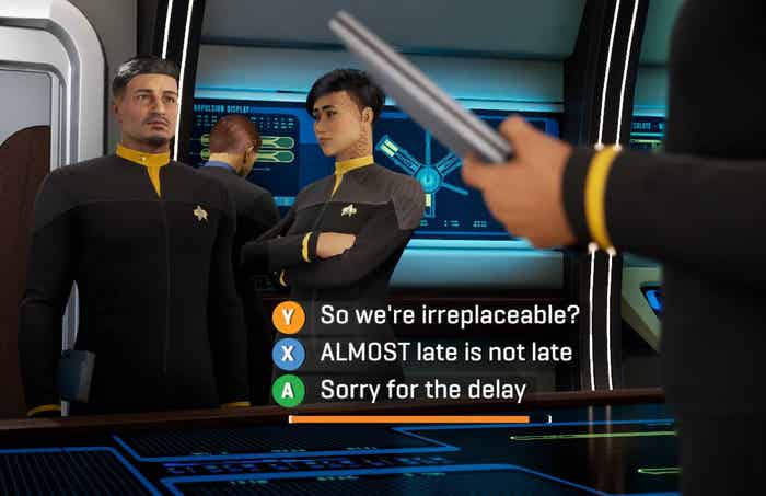 《Star Trek: Resurgence》动态剧情选择场景