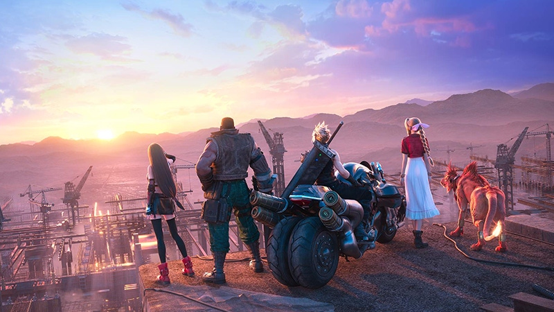 Promo image of Square Enix's Final Fantasy VII Remake. Promo image of Square Enix's Final Fantasy VII Remake.