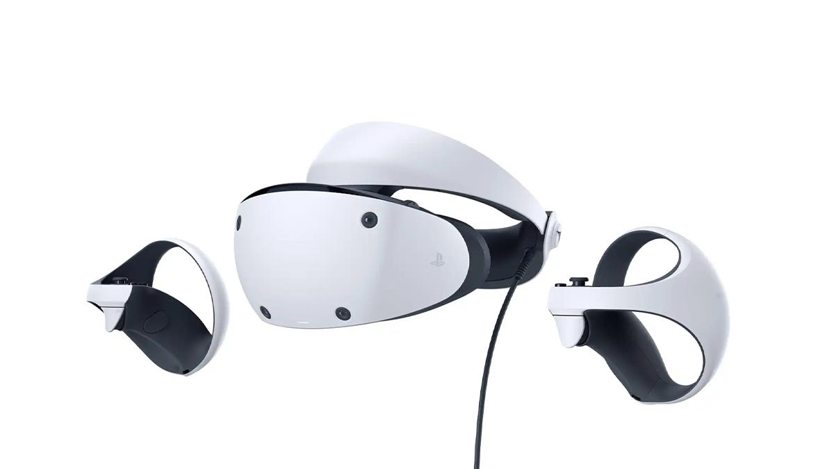 PlayStation VR2 头显展示