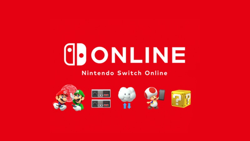 Nintendo Switch Online 服务界面示意图