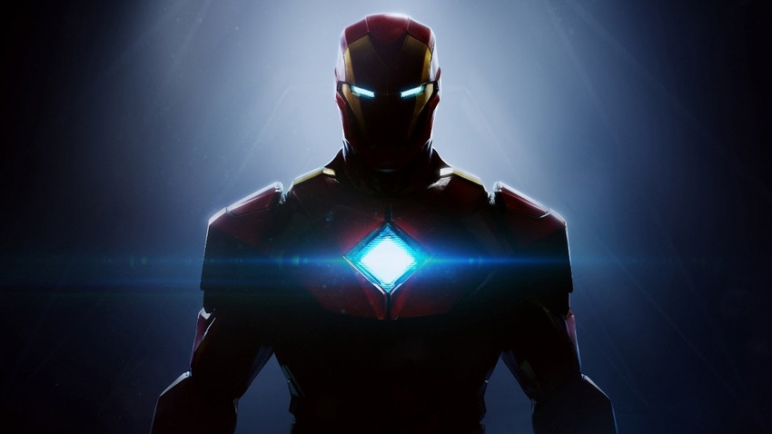 Iron Man in silhouette
