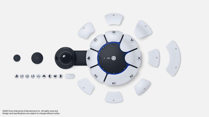 An array of buttons and components for Project Leonardo