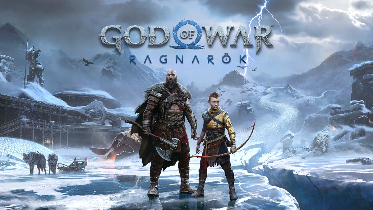 Cover art for Sony Santa Monica's God of War: Ragnarök. Cover art for Sony Santa Monica's God of War: Ragnarök.